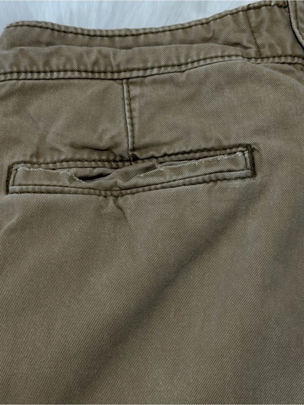 Abercrombie kids Boys Size 16 Skinny Chino Khaki Pants Tan 100% Cotton